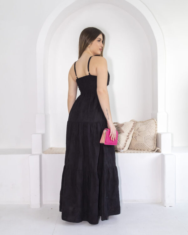 Vestido Longo Preto Zaddy - Image 5