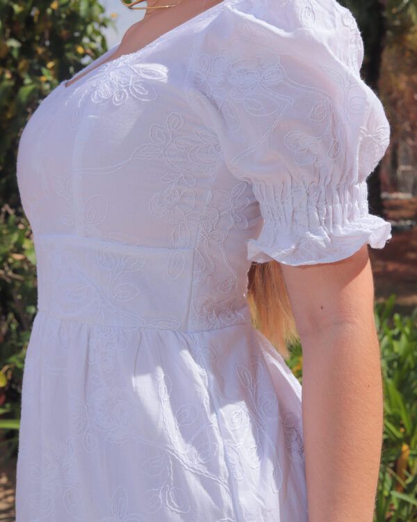 Vestido Liso Branco - Image 7