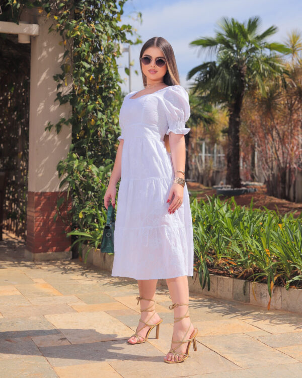 Vestido Liso Branco - Image 4