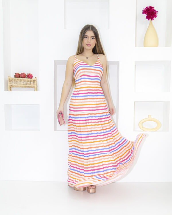 Vestido Rosa Sereno