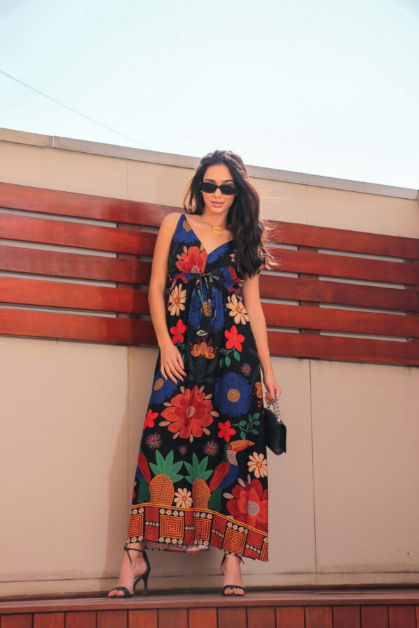 Vestido Longo de Alcinha Jardim Botânico - Image 6