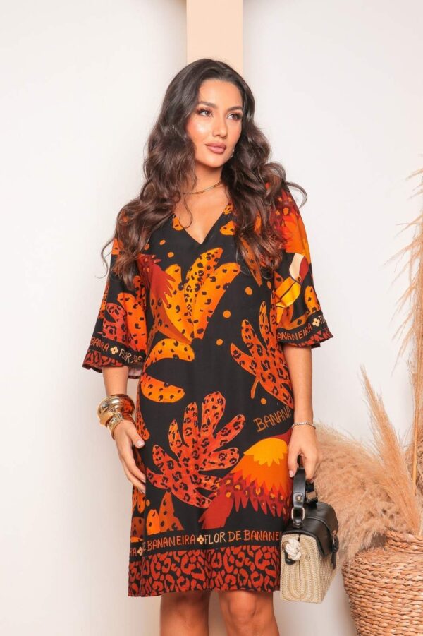 Vestido Estampado Tropical - Image 5