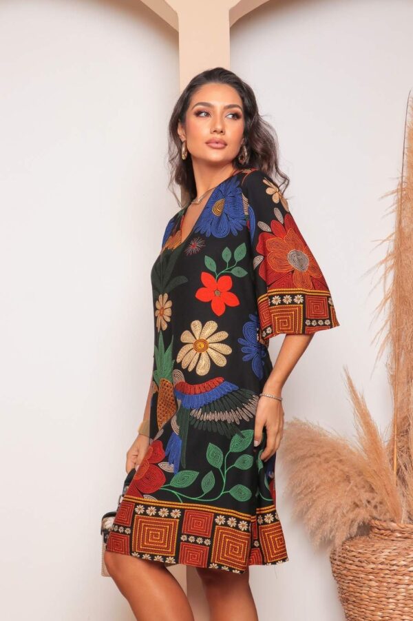 Vestido Floral Azul - Image 5