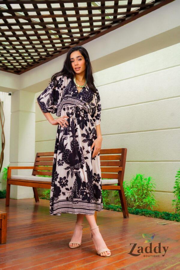 Vestido Longo Flores do Horizonte