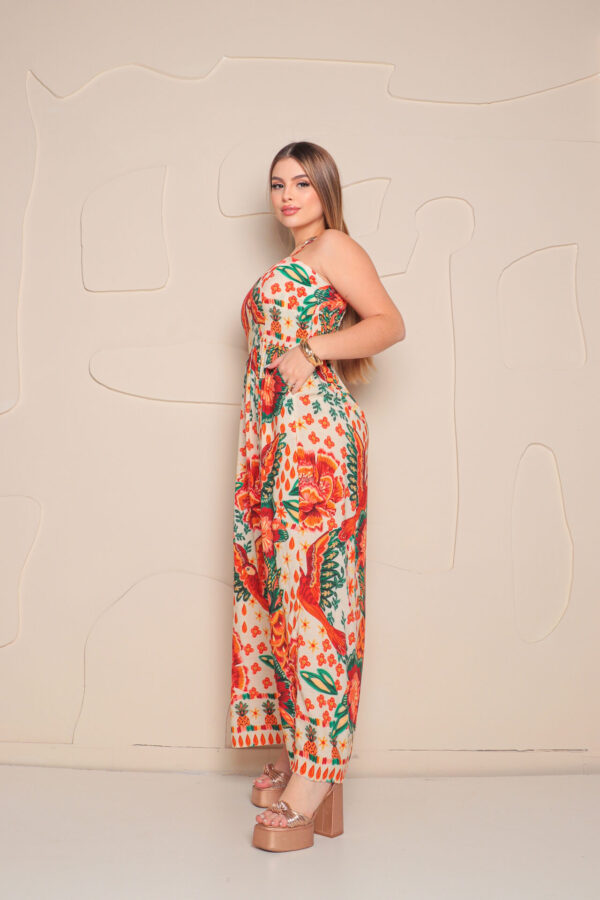 Vestido Longo Tons Tropicais - Image 5