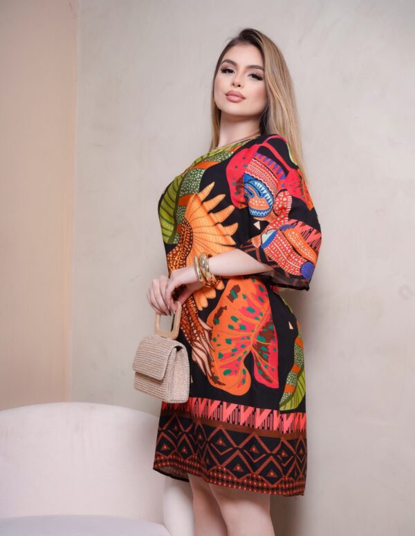 Vestido Curto Flor de Lótus - Image 6
