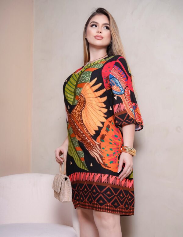 Vestido Curto Flor de Lótus - Image 7