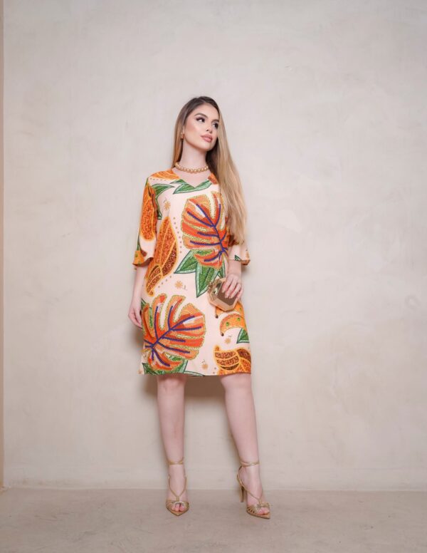 Vestido Curto Flor de Beleza